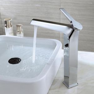 Robinets de lavabo de salle de bain SKOWLL Robinet Mitigeur de vanité à montage sur pont 26022-1 Chrome