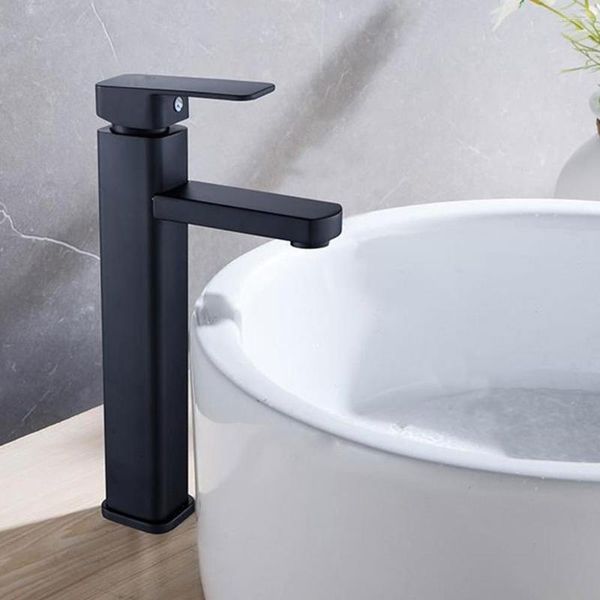 Grifos para lavabo de baño, acero inoxidable y grifo frío, conjunto firme de flujo suave, lavabo moderno para el hogar