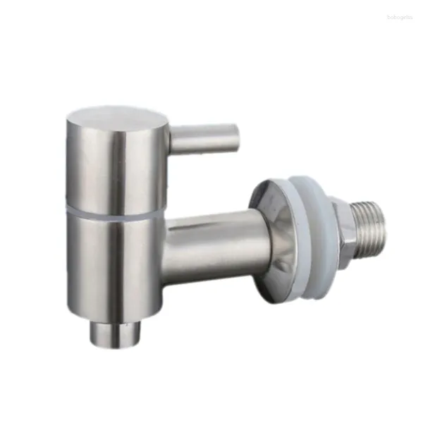 Robinets de lavabo de salle de bain en acier en acier inoxydable dispensateur de remplacement du distributeur d'adaptation s'adapte à la fuite de robinet 16-25 mm