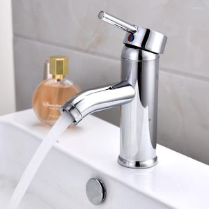 Badkamer wastafel kranen roestvrijstalen zwarte kraan mixer tap accessoires bassin en koud enkel gat chromen water