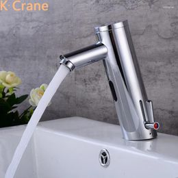 Robinets de lavabo de salle de bains Robinet sans contact Robinet mitigeur d'eau froide Automatique Smart Grifo Bassin Capteur de mouvement infrarouge Kraan Modern Musluk