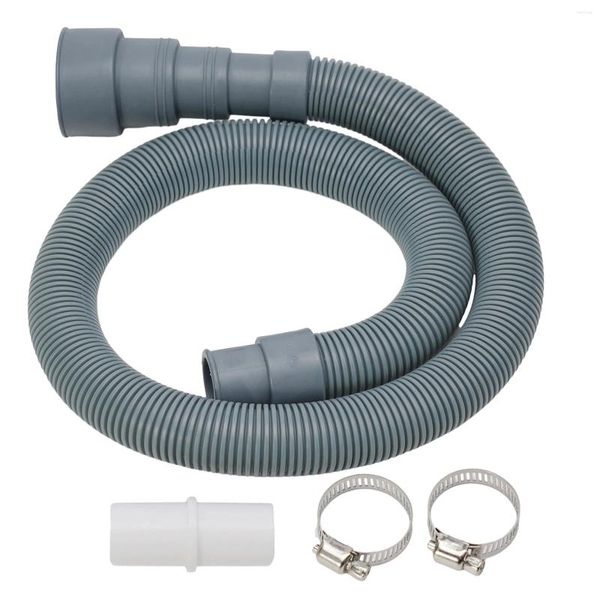 Robinets d'évier de salle de bain Kit de tuyau d'extension de tuyau de vidange universel pour machine à laver et lave-vaisselle compatibilité d'installation facile