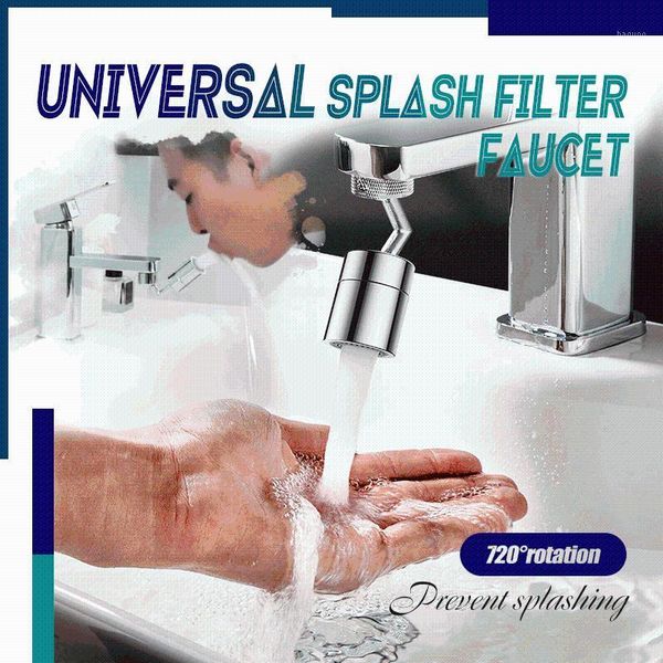Faucets de lavabo de baño Filtro de salpicadura universal Filtro de grifo Reemplazo de bibcocks Herramienta de cocina Toque para agua