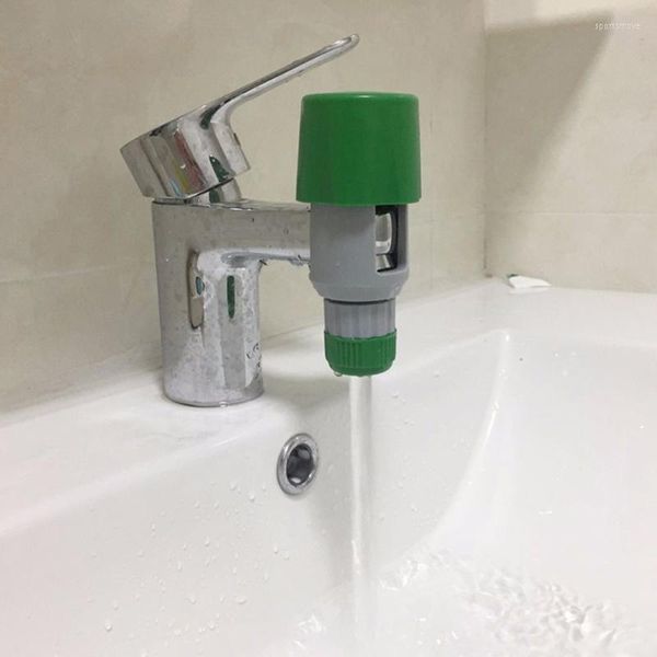 Grifos de lavabo de baño grifo universal a conectores de manguera de agua equipos de riego de cocina accesorios de jardín Round 1 PC
