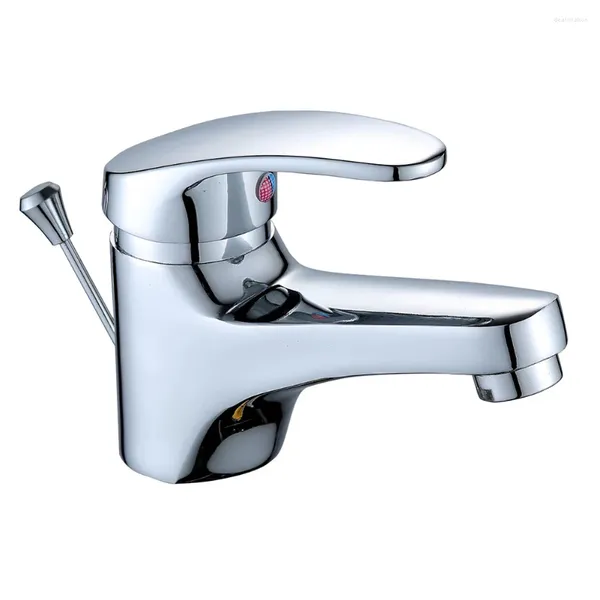 Grifos de lavabo de baño, grifo mezclador de lavabo, Control de agua con varilla de tracción para suministros de cocina, accesorio de lavabo, mejora del hogar