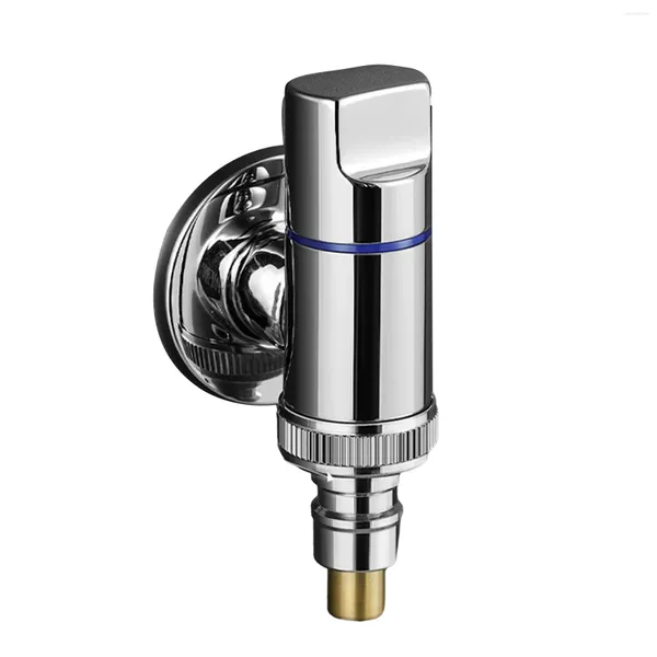 Robinets d'évier de salle de bains, Machine à laver, Valve d'arrêt d'angle en laiton Durable et Flexible G3/4, marque domestique