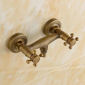 Grifos de lavabo de baño al por mayor al por mayor de la pared de cobre de cobre de cobre.