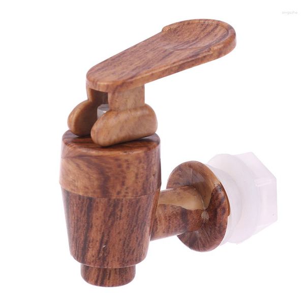 Grifos de lavabo de baño Grano de madera 12 mm Grifo a prueba de fugas Grifo de agua Botella de vino de vidrio Jarra Tanque de barril con válvula de filtro Dispensar