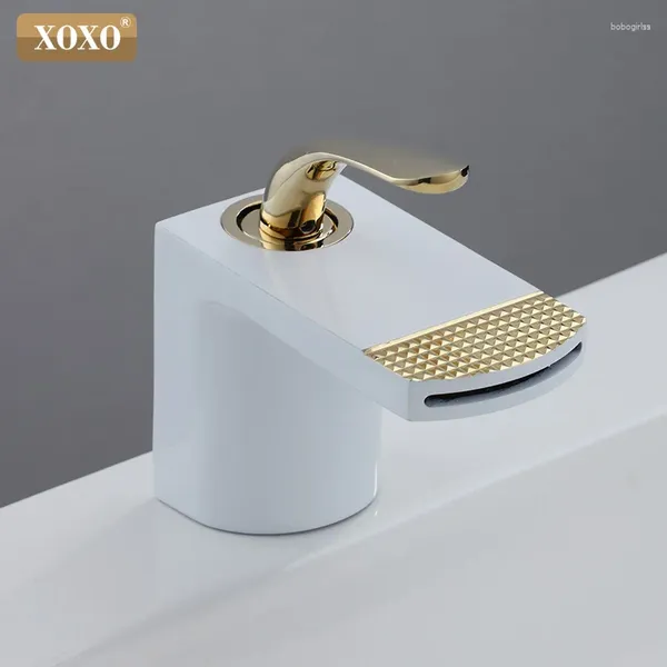 Robinets d'évier de salle de bain xoxo robinet cascade