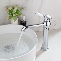 Badkamer wastafel kranen yanksmart Pools chroom vaat kraan dek gemonteerd mixer keramiek eenhandige handgreep bassin watertap