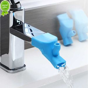 Badkamer wastafel mondstuk kraan extender rubber elastische waterkraan verlenging keukenkraan accessoires voor kinderen kind hand wassen