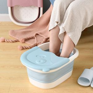 Lavabos de salle de bains Baignoire à pieds pliable Portable Seau de trempage des pieds Lavabo Grande capacité Bain de pieds Spa Baignoire de lavage Ménage Sauna Bain de pieds 230715