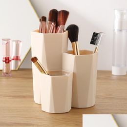 Organisation De Stockage De Salle De Bains 3 Treillis Boîte De Maquillage Organisateur De Vernis À Ongles Cosmétique Brosse Rouge À Lèvres Titulaire Cosmétiques Beauté Oeuf R Dhhw1