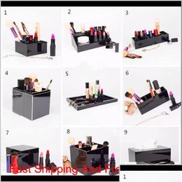 Badkameropslag Organisatie Klassiek Acryl Cosmetische Houder Desktop Spiegel Make-up Gereedschap Lippenstift Sieraden Sto Drop Levering Thuis Dhtzc