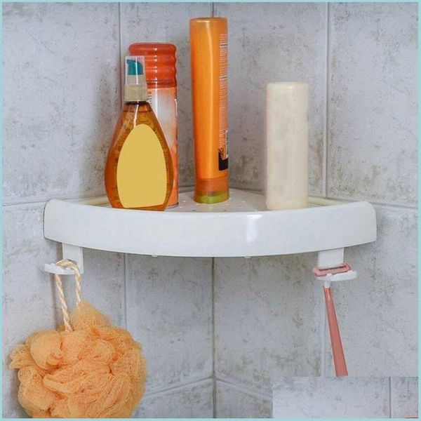 Organisation De Stockage De Salle De Bains Coin Rack Titulaire Shees Cuisine Organisateur Portable Triangar Étagère De Douche Drop Delivery 2021 Home Gard Dh7Yi