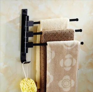 Badkameropslag Organisatie ZUCHTING CUP Rotable roerende handdoekrek bars roterende hangende rekken muur gemonteerde houderhanger