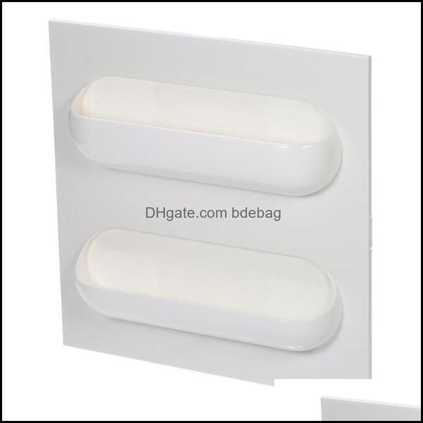 Organización de almacenamiento de baño Estante flotante de pared Estante Organizador colgante Cesta para cocina Dormitorio Sala de estar Entrega de gota 2021 H Dhden