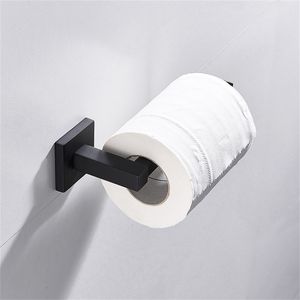 Badkamer toiletpapier houder zwarte roestvrijstalen waterroof badkamer accessoires keuken muur gemonteerd toilet roll plank 200923