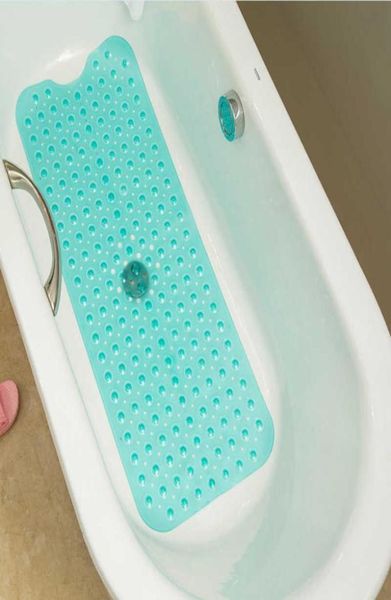 Baignoire tapis de baignoire non glissière Molieuse antibactérien antibactérienne de douche à galets longs accessoires de salle de bain sh1909198137424