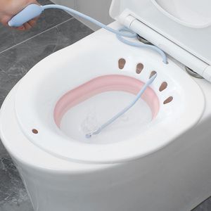 Badkuipen Opklapbaar toilet Sitz Bad Bidet Flusher Speciale wastafel Heupreiniging Inweken badkuip voor zwangere vrouwen Aambei Hot Tub