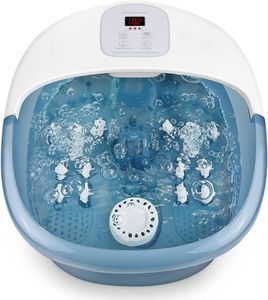 Badkuipen Gasky Foot Spa Foot Bath Massager met hete bubbeltrillingen en automatisch af 14 Massage Rollers Shiatsu Massagevoet Soaker voor voeten