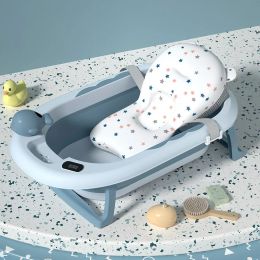 Baignoires Hone Asseyez-vous et allongez-vous Baignoire pour bébé Température intelligente Baignoire pliable Stable Bassin de bain antidérapant Matériel de sécurité Baignoire