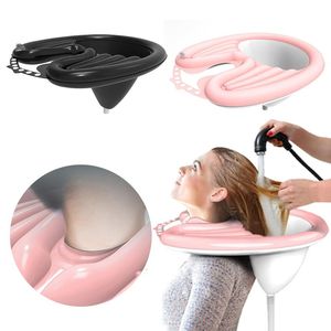 Baignoires Bassin de shampoing gonflable Portable pliable en PVC bassin de lavage de cheveux baignoire lit repos aide à l'allaitement pour femmes enceintes patients âgés