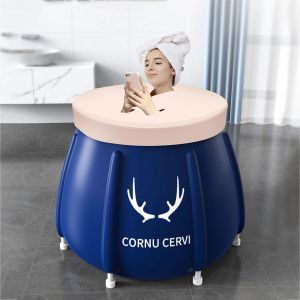 Baignoires Baignoire portative seau de bain pliant pleine taille pliable grande baignoire adulte bébé piscine séparée salle de bain familiale baignoire SPA