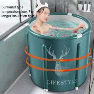 Baignoires Seau de Baignoire Pliable Portable Grande capacité Salle de Bain Bain de Glace Douche d'hiver Baignoire Installation Gratuite Adultes bébé Natation