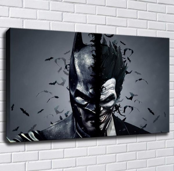 Batman et Joker toile peinture imprimer des images pour salon décor à la maison abstrait mur Art peinture à l'huile Poster2745228