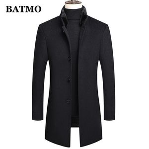 BATMO 2020 nouveauté hiver épais cols de fourrure de vison 100 trench-coat en laine hommes hommes 90 vestes de canard blanc grande taille LJ201110
