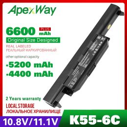 Batteries 11.1V Batters d'ordinateur portable A32K55 pour ASUS K55A K55D K55DE K55DR K55N K55V K55VD K55 X45A X45C X55 X55A X55C X55U X55V X55VD Series