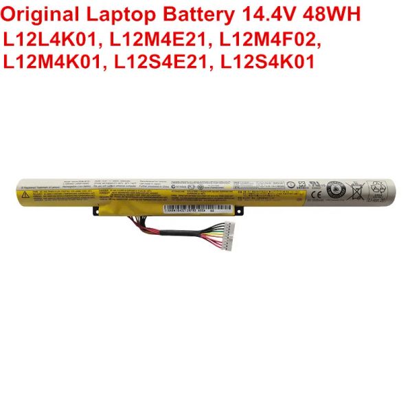 Batteries 14.4V 48Wh 3350mAh Batters d'ordinateur portable d'origine L12S4K01 L12L4K01 L12M4K01 L12S4E21 pour Lenovo IdeaPad Z400 Z410 Z500 Z505 Z510 P500