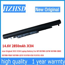 Batteries 14.6V 41.6Wh 2850mAh JC04 Nouveau JC03 JC04 Batterie d'ordinateur portable pour HP HSTNNLB7W HSTNNDB8E HSTNNPB6Y HSTNNLB7V 919700850