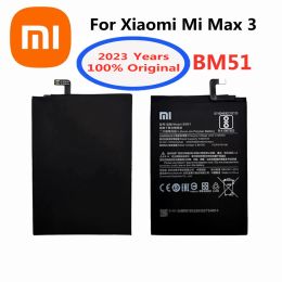 Batterijen 2023 jaar 100% originele Xiaomi BM51 5500 mAh batterij voor Xiaomi Mi Max 3 Max3 Batterij Batterie Bateria Accumulator Smart telefoon