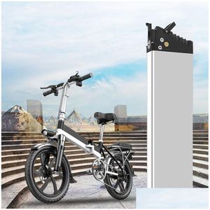 Baterías 26 Ebike plegable Batería de litio 48 voltios Reemplazo 36V 10.4Ah 13Ah 14Ah 16Ah 17.5Ah Bicicleta eléctrica Li Ion Eu Uk Drop D Dh1Bl