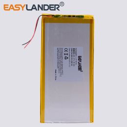 Batterijen 3290190 3.7V 6600 mAh Lithium Polymer -batterij met bord voor tablet PCS DIY Power Bank grote batterijen