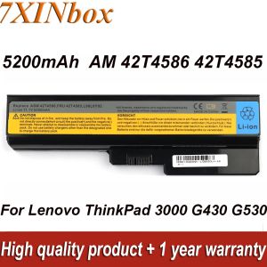 Batteries 42T4585 42T4586 11.1V 5200mAh Batterie d'ordinateur portable pour Lenovo Thinkpad 3000 G430 G530 G530M G450 G555 N500 IdeaPad B460 G430 Series