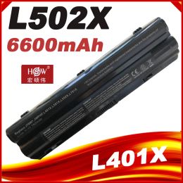 Batteries 6600mAh Batterie d'ordinateur portable pour Dell XPS L401X L702X 14 15 17 L501X L701X L502X 3121123 3121127 J70W7 JWPHF R795X WhxY33