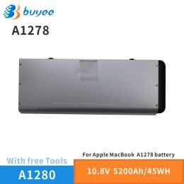 Batteries A1280 10.8V 45Wh Batterie d'ordinateur portable d'origine pour Apple MacBook 13 "A1278 (version 2008) Notebook Smart Series MB466 MB771 outils gratuits