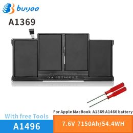 Batterijen A1496 Nieuwe laptopbatterij voor Apple MacBook Air 13 "A1466 A1369 A1405 A1377 Notebook Smart MD760LL/A MD761CH/A 7.6V 7150MAH 54.4W