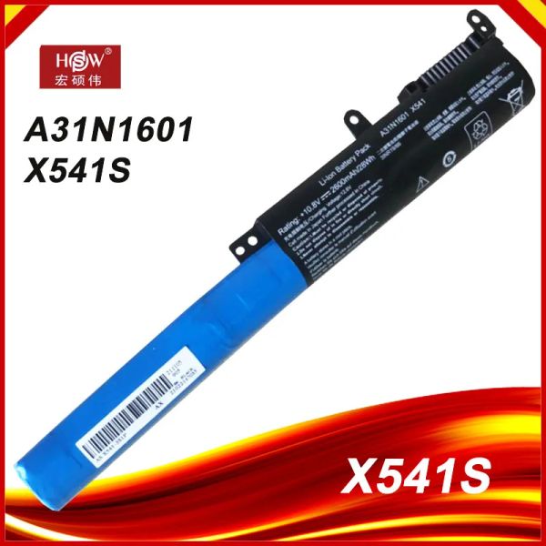 Batteries A31N1601 Batterie d'ordinateur portable pour ASUS pour ASUS Vivobook Max X541N X541S X541SC X541U 3Cells