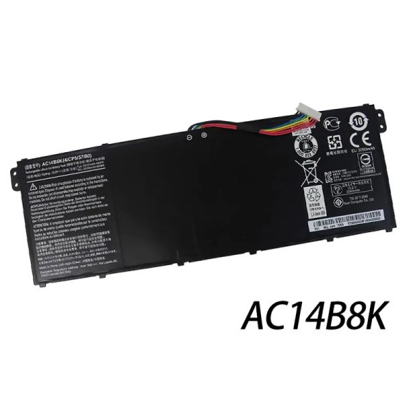 Batteries AC14B8K Batterie pour ordinateur portable pour Acer Aspire CB3111 CB5311 ES1511 ES1512 ES1520 S1521 ES1531 ES1731 E5771G V3371 V3111