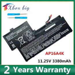 Batteries AP16A4K Batterie pour ordinateur portable pour Acer Swift Aspire 11 AO1132 SF11331P865 SF11 NE132 N16Q9 KT.00304.003 11.25V 3770MAH