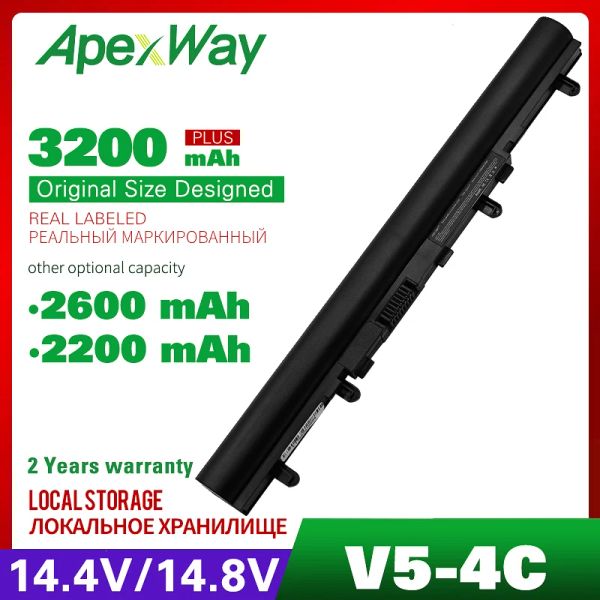 Batteries APEXAY NOUVELLE BATTERIE D'ordinateur portable pour ACER AL12A32 Aspire V5571 Série V5 V5431G V5471 V5571P V5171 V5471G V5431 V5531 V5571G