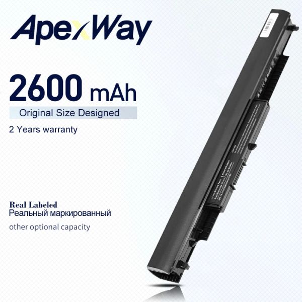 Baterías Apexway 2600MAH HS04 HS03 Batería de laptop para HP Pavilion 240 245 250 255 G4 TPNI119 TPNC126 TPNC128 HSTNNPB6T HSTNNIB6L