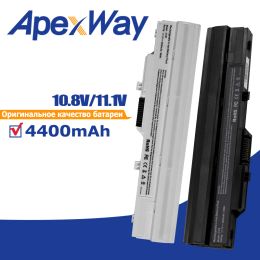 Batteries APEXWAY Batters pour ordinateur portable pour MSI BTYS11 BTYS12 WIND U100 L1300 L1350 L1350D U100X U100W U135DX U210 U270 U90X Wind12 U200 U210