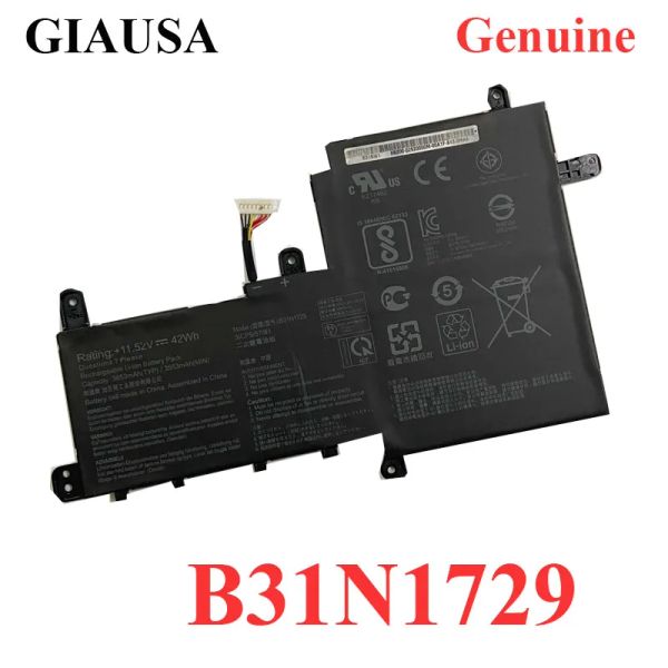 Batteries B31N1729 Batterie pour ordinateur portable pour ASUS Vivo Book S15 S530U S530UA S530UN X530FN X530FN1A X530FN1B