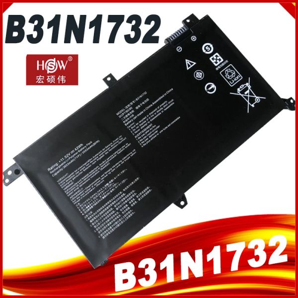 Batteries B31N1732 Batterie pour ordinateur portable pour ASUS Vivobook X430UF X430UA X430UN X430FA X430FN X571G X571LH X571GT 11.52V 42W