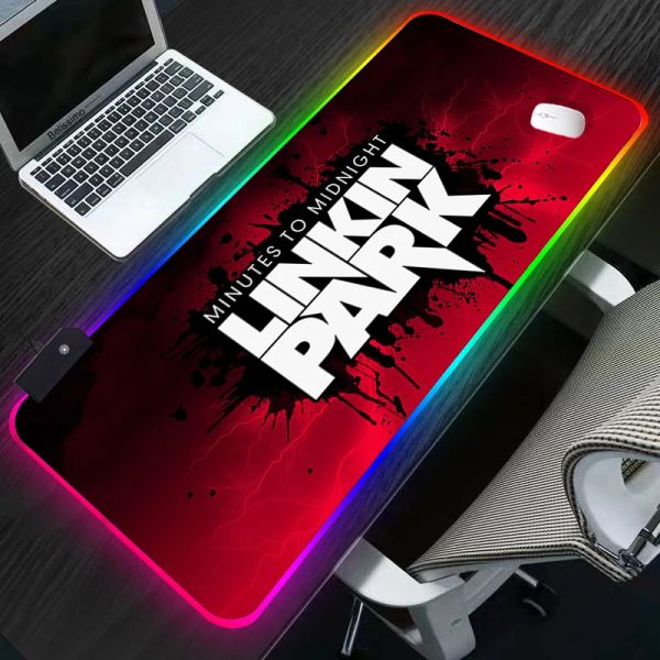 Batteries Band Keyboard Desk Mat anime linkin Parks RGB Mouse Mat Gaming Mousepad XL PADS MOUSES HIGH SPEED MOUSEPADS MOUSEPADS